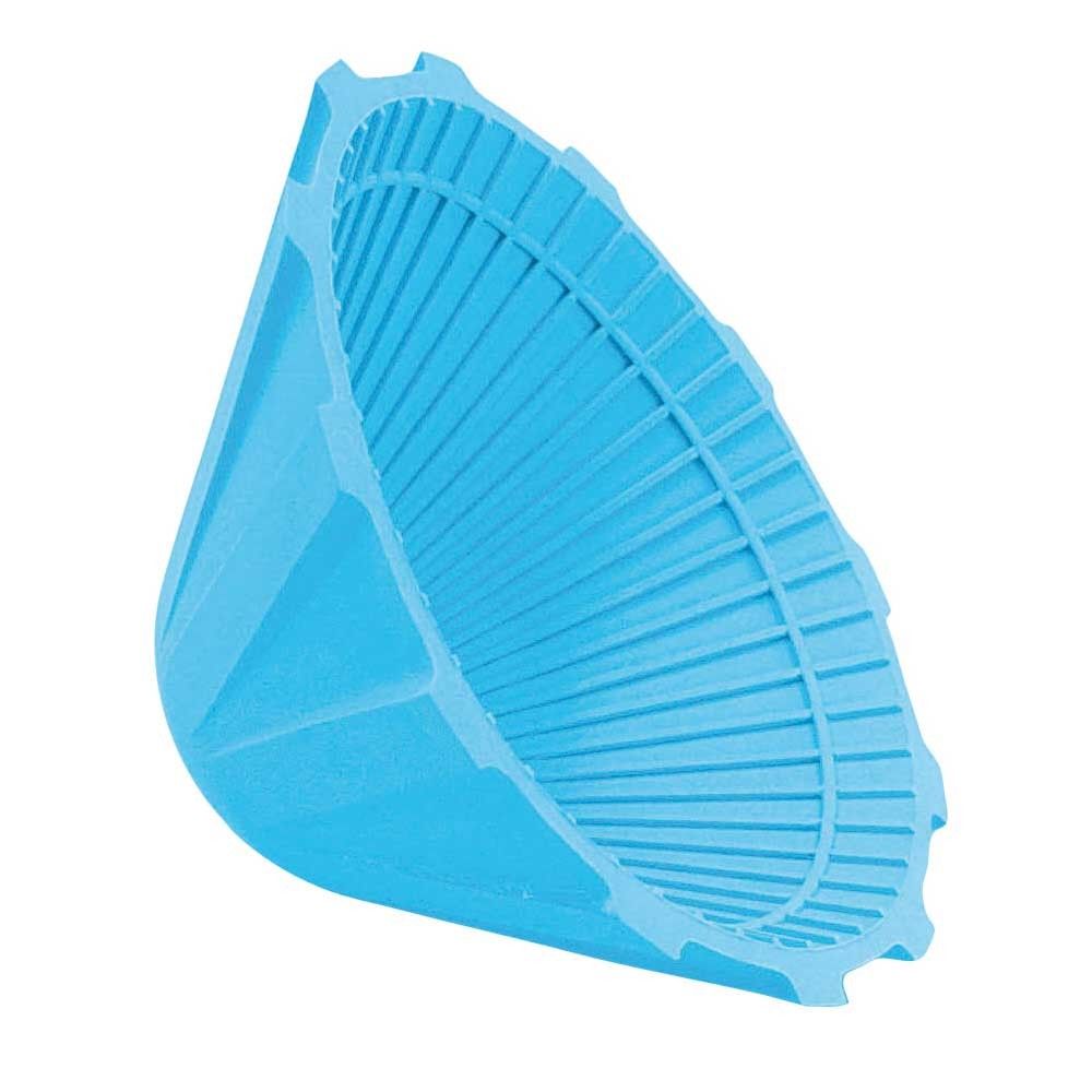 Behrend-Verschlussöffner aus Gummi, gerippt, für Flaschen/Gläser, blau