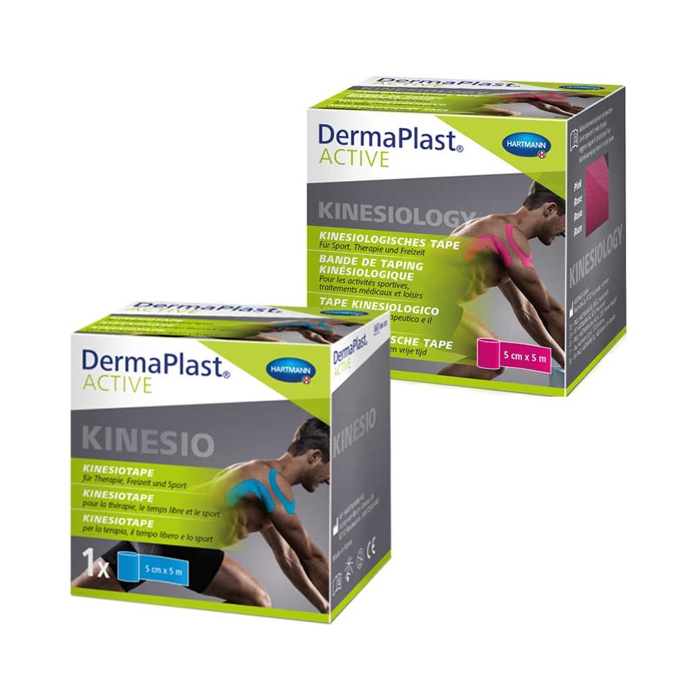 Hartmann DermaPlast Active Kinesiologie Tape Latexfrei 5cmx5m Beige