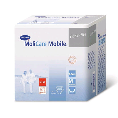 Inkontinenzslips-Verpackung MoliCare Mobile normal, rechte Seitenansicht