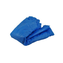 Blauer Matratzenschoner, gefaltet, für 2100 x 900 x 200 mm