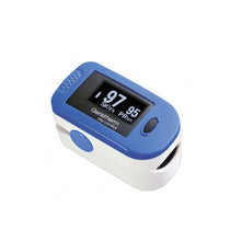 Geratherm Fingerpulsoximeter oxy control: blau-weißes Gerät mit OLED-Display