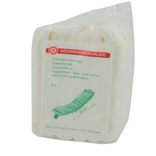 Noba-Wöchnerinnenvorlage, saugfähige Vorlage mit Klebestreifen, 8×34 cm, 6er-Pack