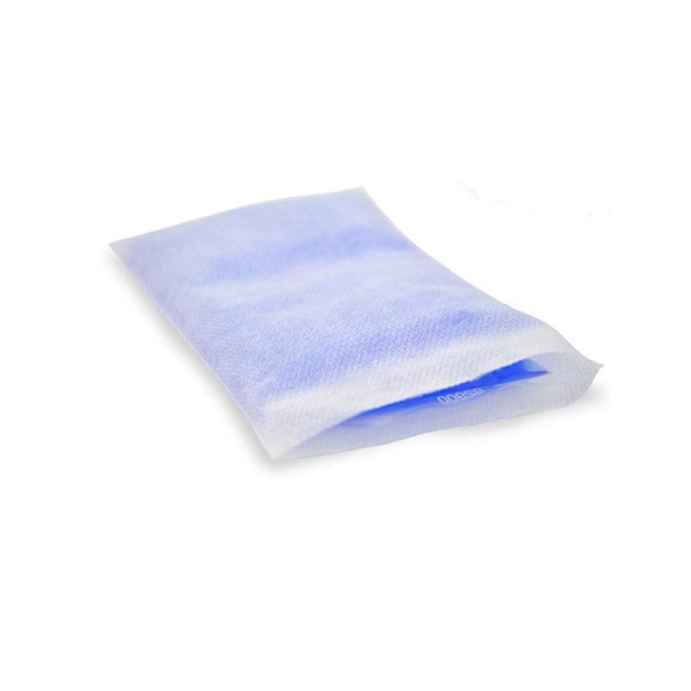Vliesstoffhülle aus Vlies, gefaltet, mit hellblauer Fläche, 16×26 cm