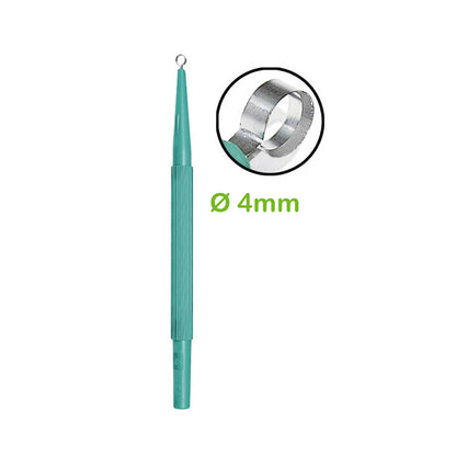 Kai Medical Einweg-Hautkürette, grün, einseitig scharf, 4 mm