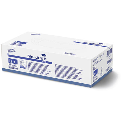 Nitrilhandschuhe-Karton Peha-soft Nitril fino, Größe L 8–9