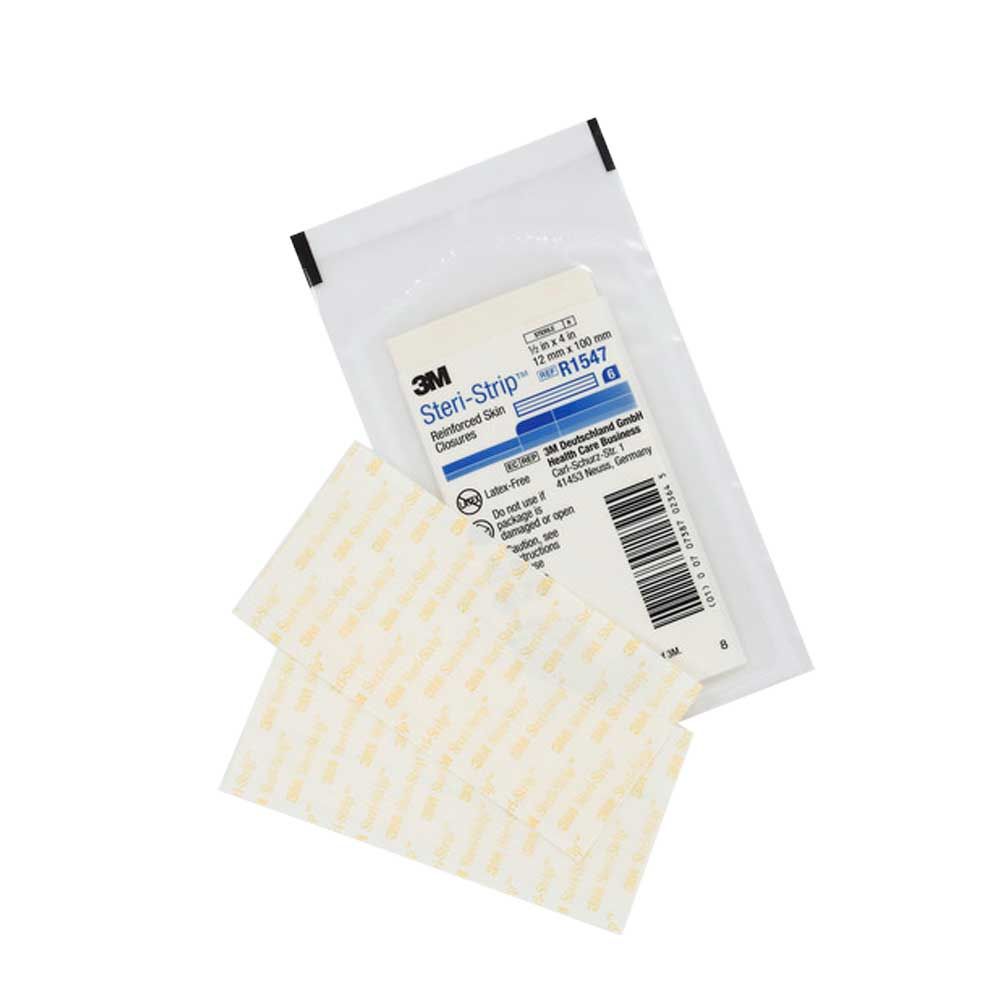 3M Steri-Strip Wundnahtstreifen, sterile Rayonfäden; Etui mit 2 Streifen