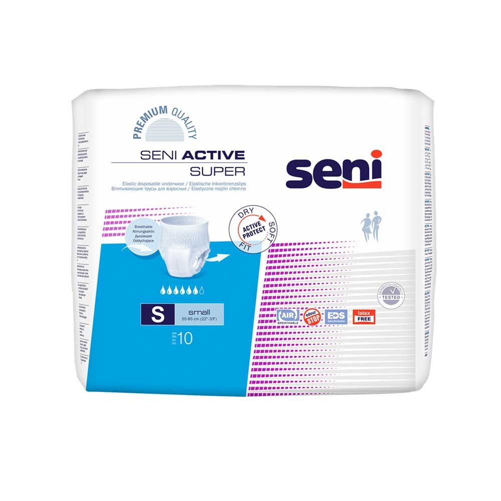 Seni Active Super Inkontinenzslips, Verpackung, Größe S, 10 Stück