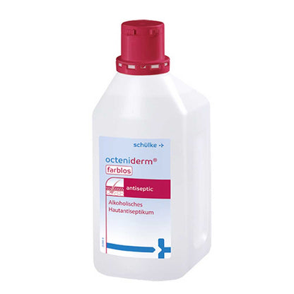 Hautantiseptikum octeniderm® farblos im großen Kanister mit rotem Deckel