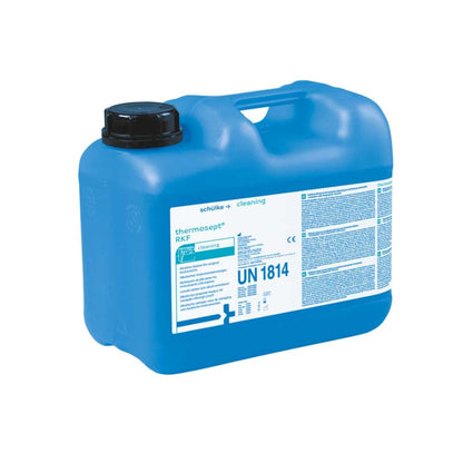 Alkalischer Instrumentenreiniger Thermosept® RKF von Schülke, blauer Kanister mit schwarzem Deckel