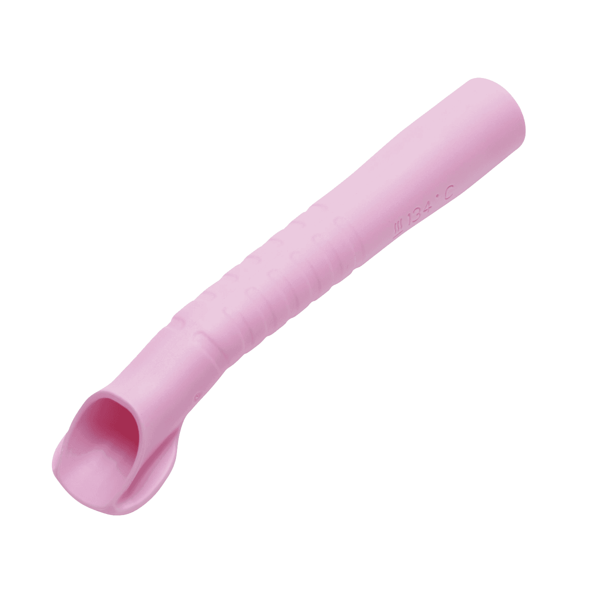 Universal-Absaugkanüle, 128 mm, rosa, Ende mit runder Saugöffnung