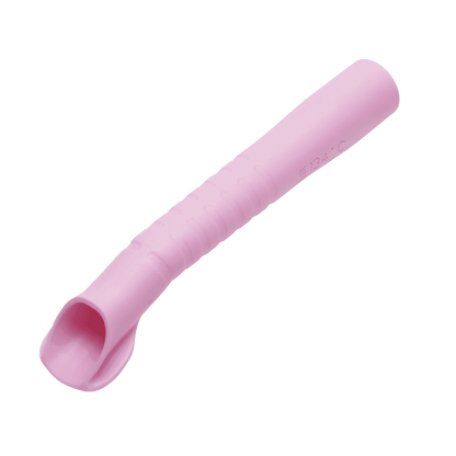 Universal-Absaugkanüle, 128 mm, rosa, Ende mit runder Saugöffnung