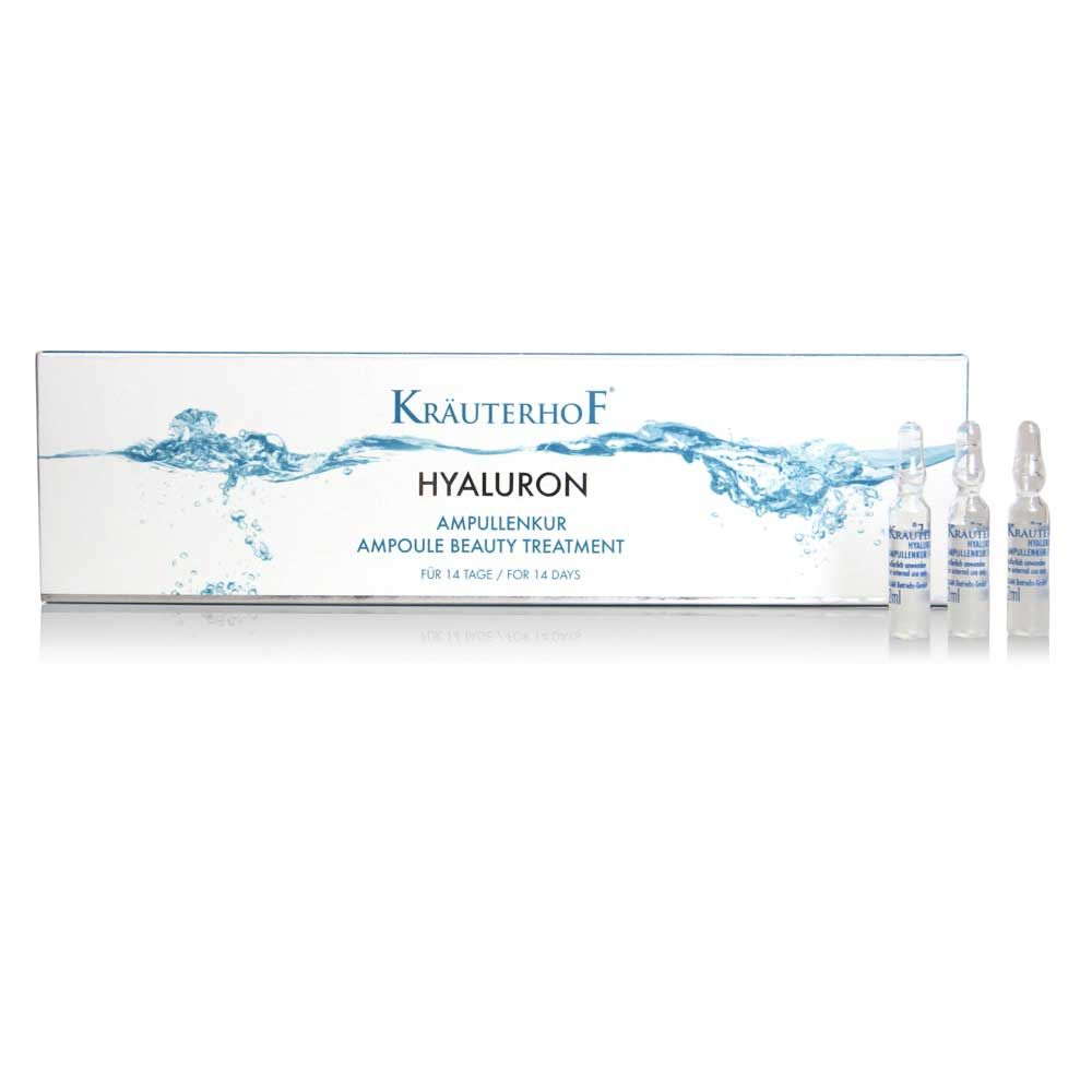 Hyaluron-Ampullenkur Asam Kräuterhof®: 14 Ampullen im Karton
