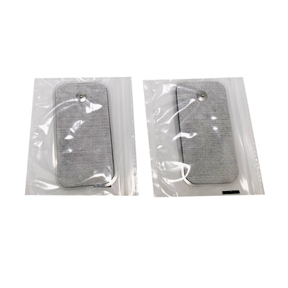 Beurer Elektroden-Set, zwei Pads in Folienverpackung mit Metallknöpfen