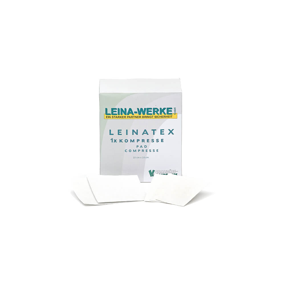 LEINATEX Kompressen-Verpackung, 1x Kompresse pad