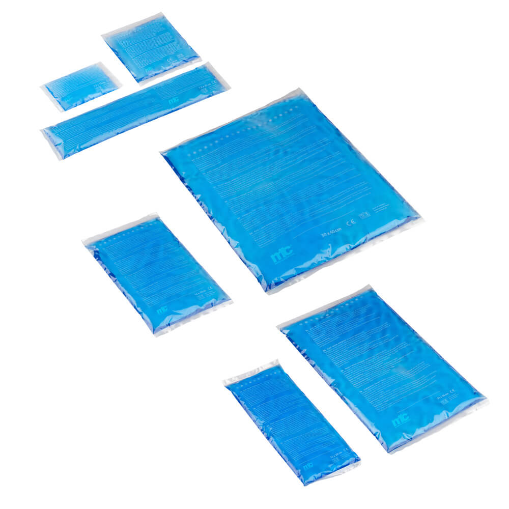 Kalt-Warm-Gelkompressen, mehrere Folienpacks, blau