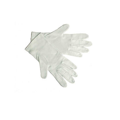 Behrend Zwirn-Handschuhe aus feiner Baumwolle, weiß, Größe 6–9, 1 Paar