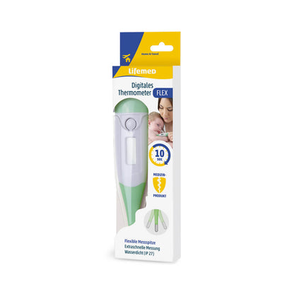 Digitales Fieberthermometer mit flexibler Spitze, Lifemed® Verpackung