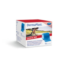 Hartmann DermaPlast® QUICK AID Schaumverband, blau, Packung mit Rollenansicht