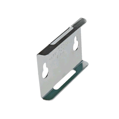BODE Rohrschelle-Zubehör: Metall-Wandplatte mit Aussparungen, silber