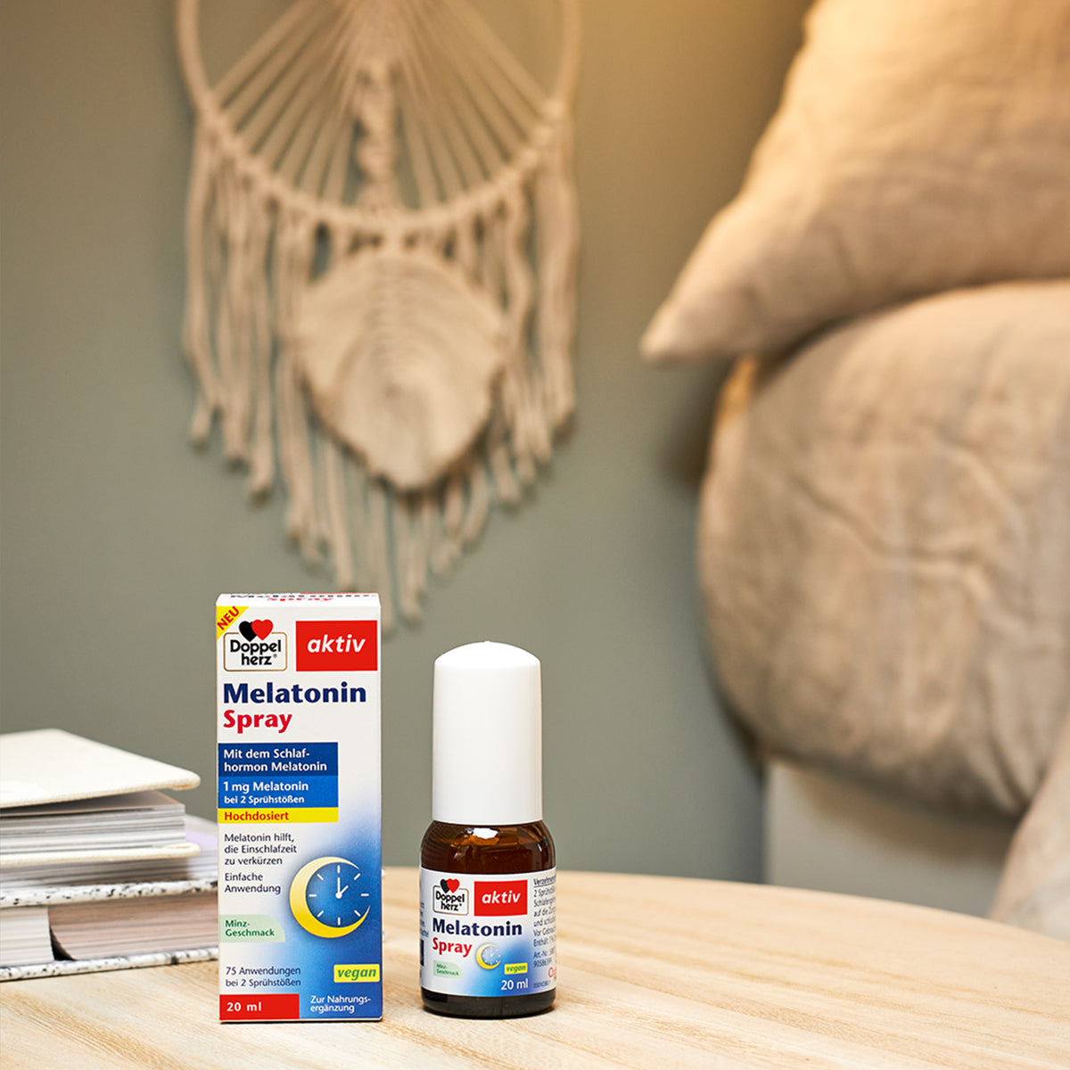 Melatonin-Spray-Flasche 20 ml mit Box, Doppelherz aktiv