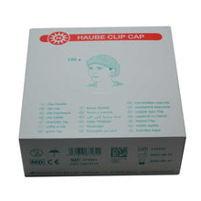 Verpackungsbox für Noba Einmal-Schutzhauben Clip Cap, 100 Stück, mit Logo