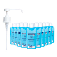 Sterillium Classic Pure Händedesinfektion 10×500 ml mit Dosierpumpe, blaue Flaschen