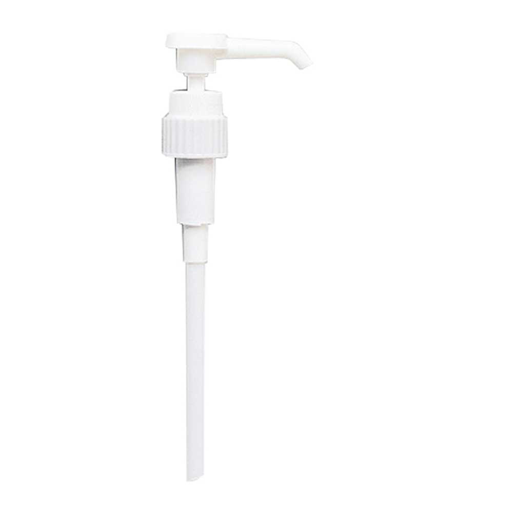 Ecolab Mehrweg-Dosierpumpe 1 ml aus Kunststoff, mit Auslauf und Ansaugrohr