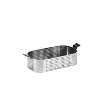 Einhängekorb für Ultraschallreiniger Euronda, perforierter Metallkorb mit Griffbügel