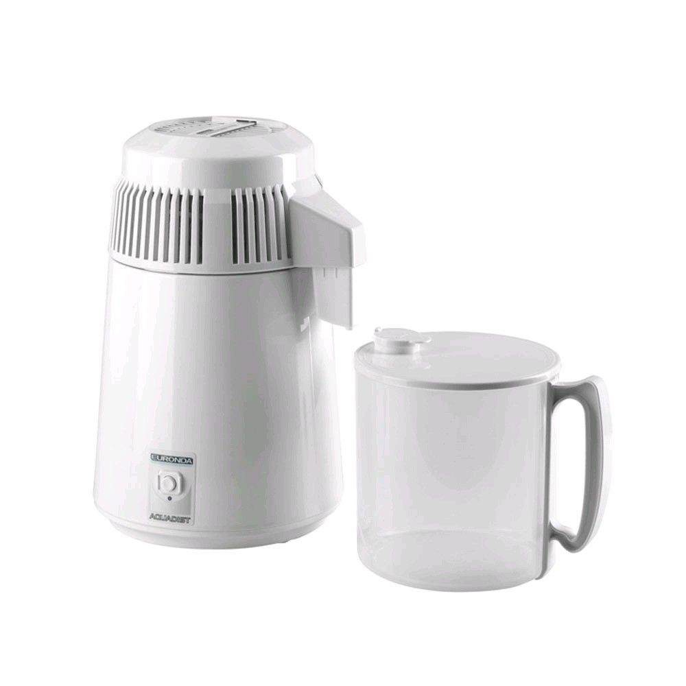 Wasser-Destilliergerät AQUADIST von Euronda mit Deckel und Tasse/Becher