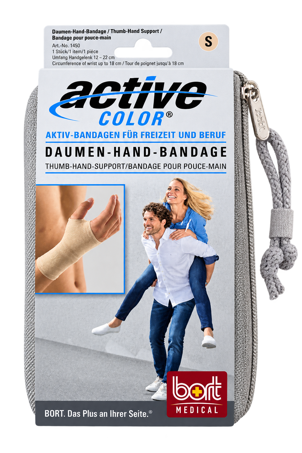 Daumen-Hand-Bandage mit hautfarbener Daumenstütze, verstellbarer Hand-Support