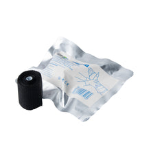 Schwarzer Fiberglas-Castverband, Synthetik-Rolle und Beutelverpackung