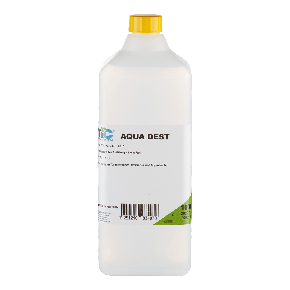 Aqua Dest - Destilliertes Wasser