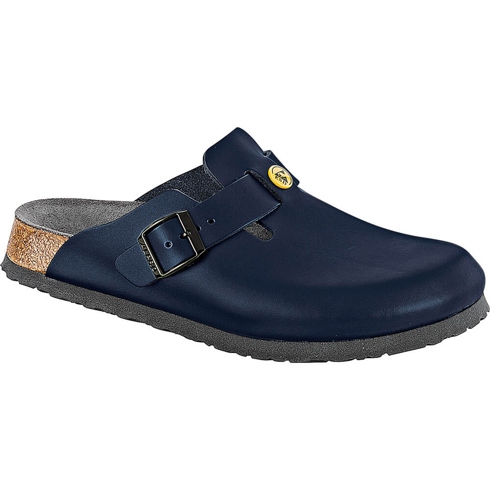 Boston ESD, Naturleder, von Birkenstock, Schmal, blau, Gr. 40