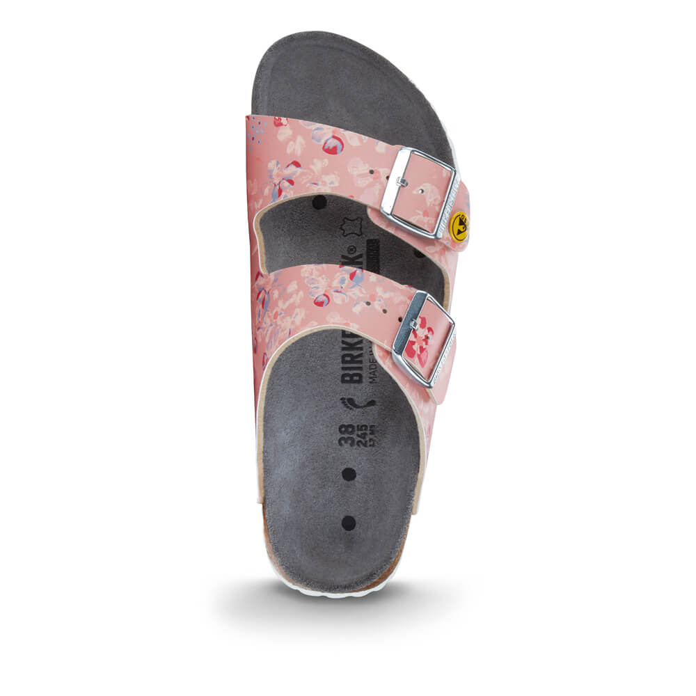 Arizona ESD Antistatisch, Birkenstock, Blumenwiese Rose, Schmal, 42