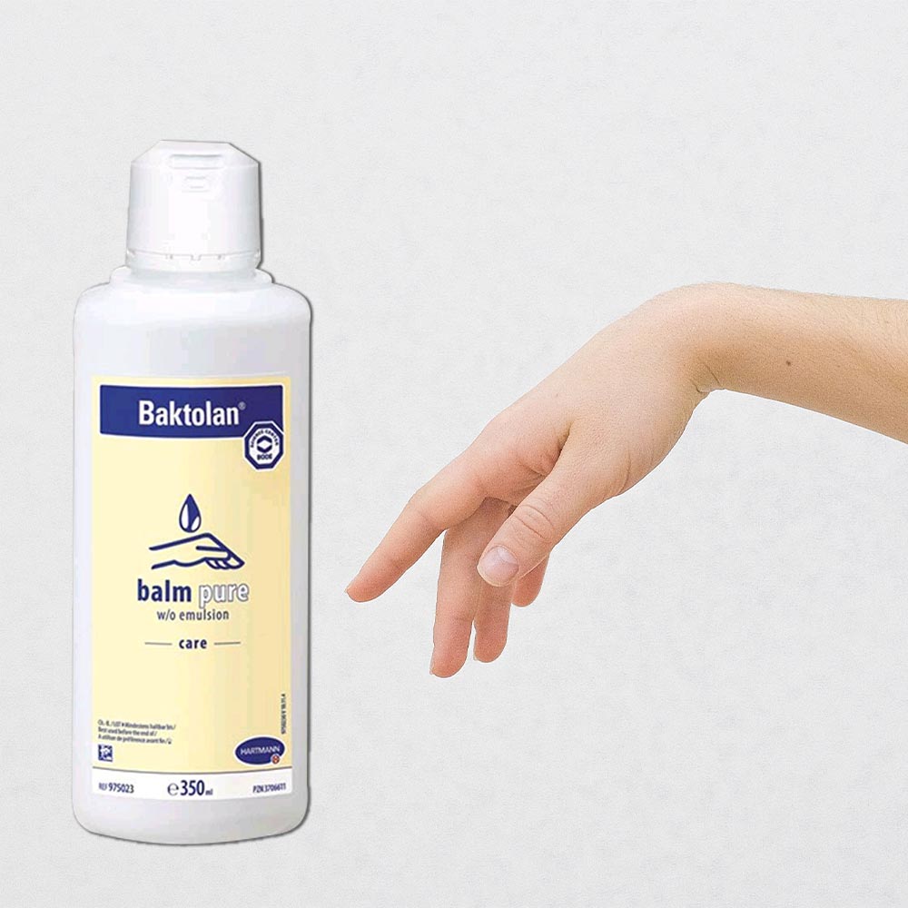 Regenerierende Hautpflege Hartmann Baktolan Protect Plus Pure (350