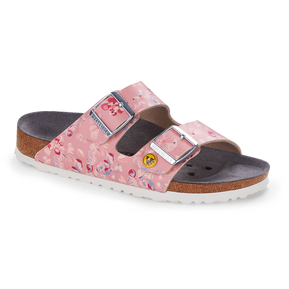 Arizona ESD Antistatisch, Birkenstock, Blumenwiese Rose, Schmal, 42