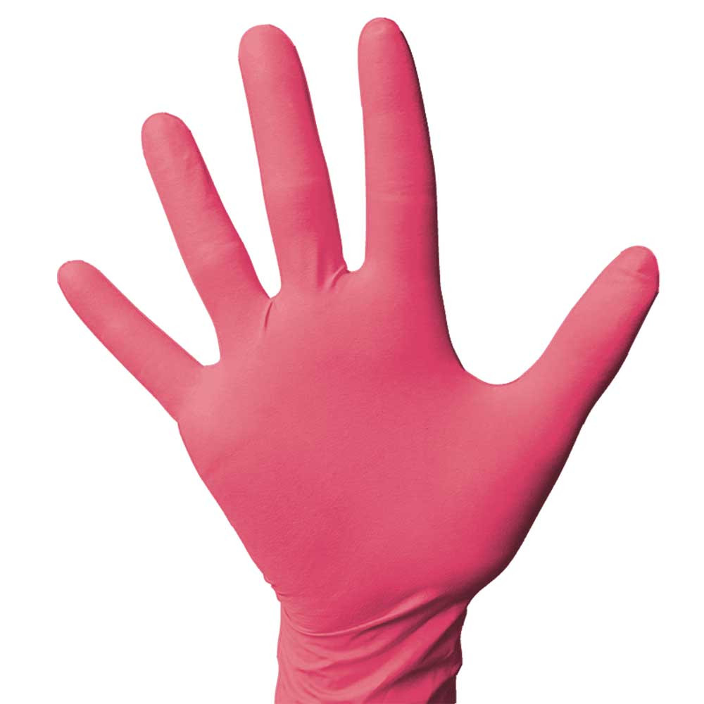 Euronda Monoart Nitril Handschuhe, pink, Gr. L, 100 St.