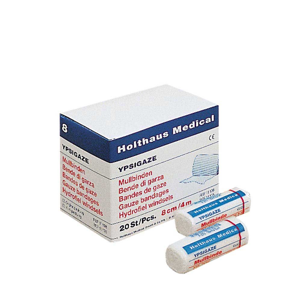 Holthaus Medical YPSIGAZE Mullbinde, lose, 12cmx4m, 20St